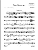 Pièce romantique op. 9 - Violon - Cécile Chaminade - Partition